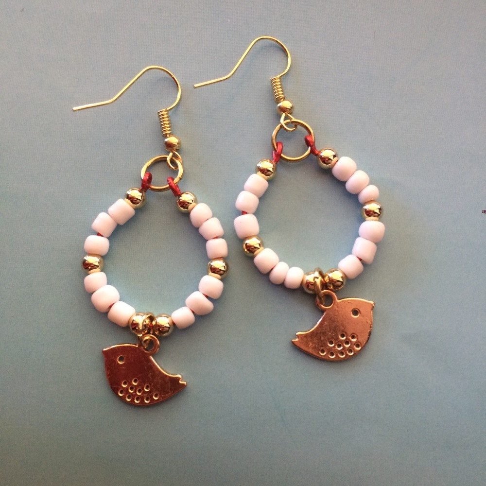 Small hoop earrings